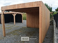 Buitenverblijf modern met berging en luifel - 400x600 cm - afbeelding 5 van  6