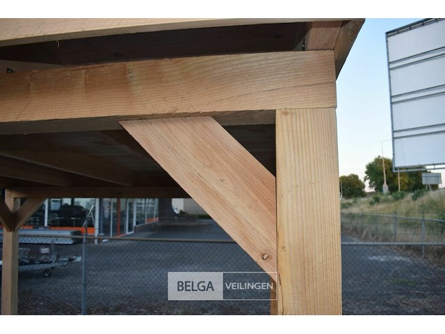 Buitenverblijf overkapping douglas 1200x300cm hoogte 245cm - afbeelding 6 van  6