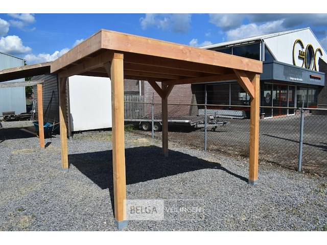 Buitenverblijf overkapping douglas 400x300cm hoogte 245cm - afbeelding 2 van  7