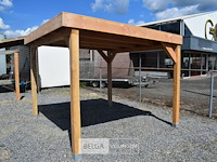 Buitenverblijf overkapping douglas 400x400cm hoogte 245cm - afbeelding 2 van  7