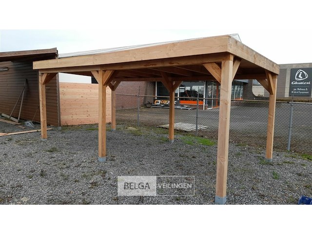 Buitenverblijf overkapping douglas 500x400cm hoogte 245cm - afbeelding 2 van  7