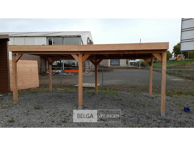 Buitenverblijf overkapping douglas 600x300cm hoogte 245cm - afbeelding 1 van  7