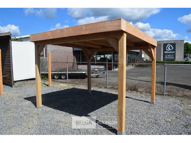 Buitenverblijf overkapping douglas 900x400cm hoogte 245cm - afbeelding 3 van  6