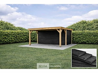Buitenverblijf overkapping douglas, afm 524x400 x hoogte 245cm - afbeelding 2 van  5