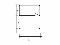 Buitenverblijf overkapping douglas, afm 524x400 x hoogte 245cm - afbeelding 5 van  5