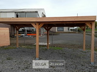 Buitenverblijf overkapping douglas afm 600x400cm hoogte 245cm - afbeelding 2 van  7