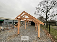 Buitenverblijf overkapping douglas met achter wand 400x300cm hoogte 245cm - afbeelding 6 van  9