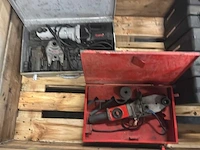 Buizen lasapparaat en persmachine