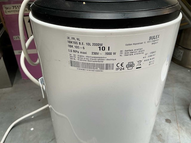 Bulex rbk10s keukenwaterverwarmer - afbeelding 2 van  2