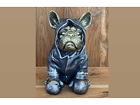Bulldog bokser met cape h26,5cm original - afbeelding 1 van  1