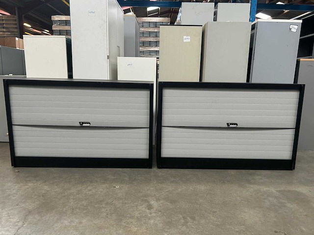 Bulo - lage horizontale roldeurkast - filing cabinet (2x) - afbeelding 1 van  6
