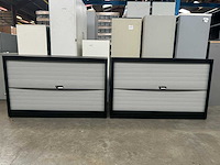 Bulo - lage horizontale roldeurkast - filing cabinet (2x) - afbeelding 1 van  6