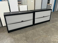 Bulo - lage horizontale roldeurkast - filing cabinet (2x) - afbeelding 3 van  6