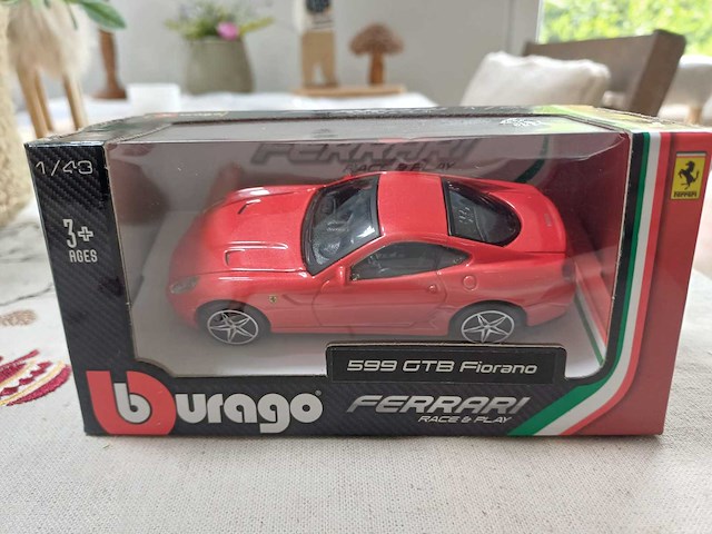Burago ferrari - lot n2 miniatuurauto 1/13 - overige verzamelobjecten - afbeelding 5 van  16