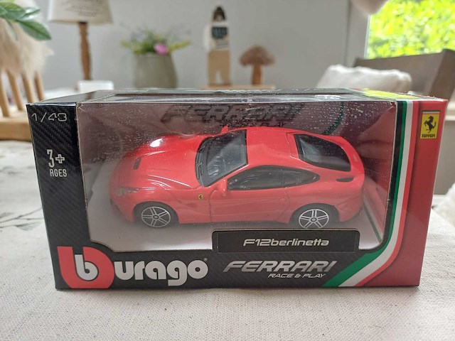 Burago ferrari - lot n2 miniatuurauto 1/13 - overige verzamelobjecten - afbeelding 11 van  16
