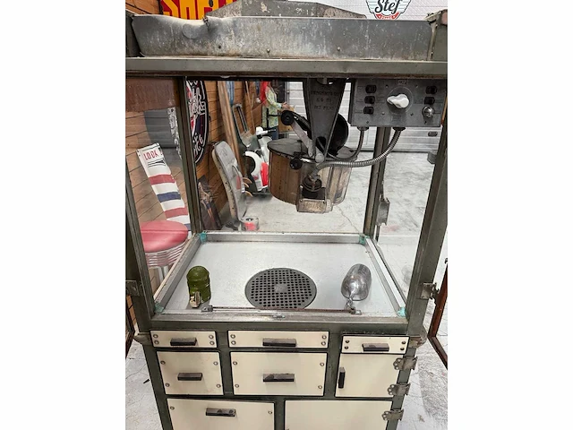 Burch amerikaanse popcornmachine uit de jaren 40 - afbeelding 7 van  7