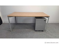 Bureau bene met ladenblok drisag - afbeelding 1 van  11