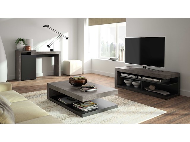 Bureau delta 119cm - beton - afbeelding 1 van  5