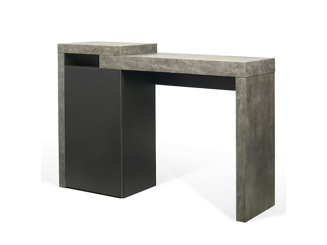 Bureau delta 119cm - beton - afbeelding 3 van  5