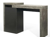 Bureau delta 119cm - beton - afbeelding 3 van  5