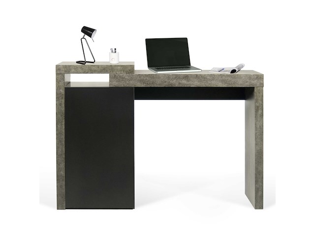 Bureau delta 119cm - beton - afbeelding 4 van  5