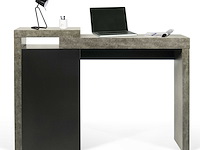 Bureau delta 119cm - beton - afbeelding 4 van  5