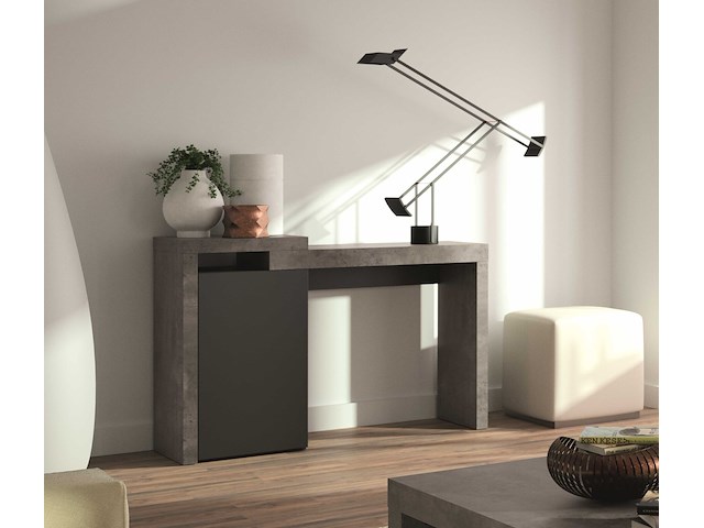 Bureau delta 119cm - beton - afbeelding 5 van  5