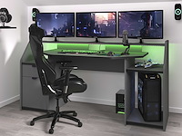 Bureau gaming 180cm met ledstrip 2