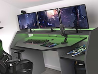 Bureau gaming 180cm met ledstrip 2 - afbeelding 2 van  7