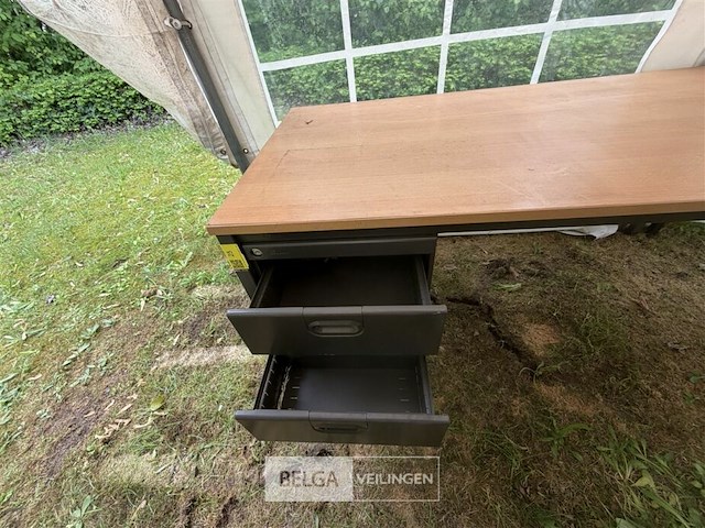 Bureau + ingebouwde ladeblok - afbeelding 3 van  4