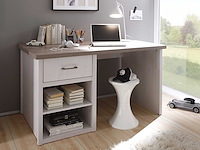 Bureau larnaca 141cm met 1 lade - wit