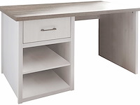 Bureau larnaca 141cm met 1 lade - wit - afbeelding 3 van  6