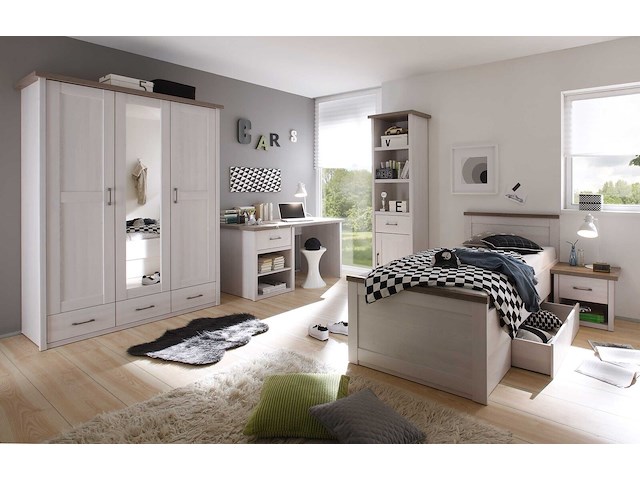 Bureau larnaca 141cm met 1 lade - wit - afbeelding 5 van  6