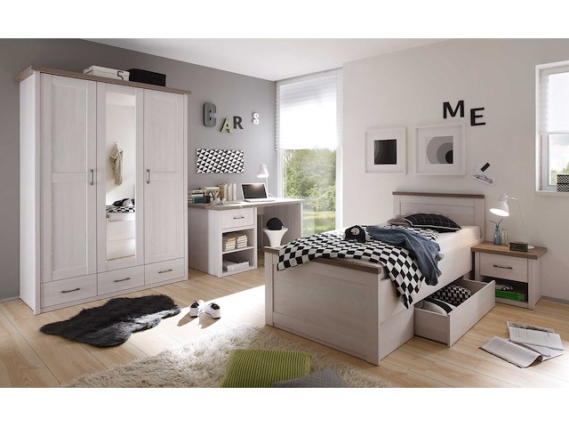 Bureau larnaca 141cm met 1 lade - wit - afbeelding 6 van  6
