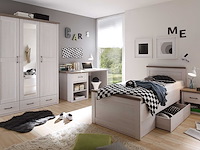 Bureau larnaca 141cm met 1 lade - wit - afbeelding 6 van  6