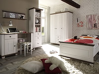 Bureau laurel 120cm - wit/bruin - afbeelding 2 van  2