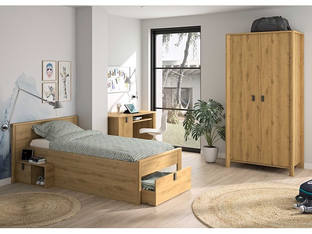 Bureau lugano | 110 x 56 x 77 cm | artisan oak-design - afbeelding 5 van  7