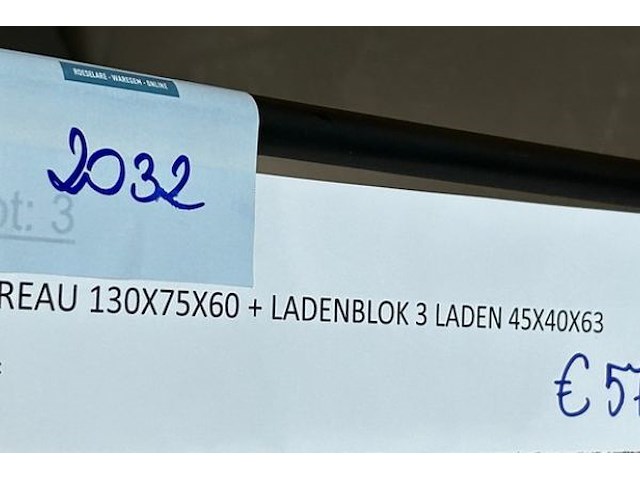 Bureau met ladenblok - afbeelding 7 van  7