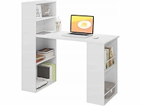 Bureau met planken - wit - afbeelding 1 van  4