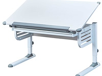 Bureau skalare 110cm verstelbaar - wit - afbeelding 3 van  7