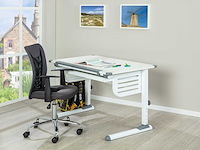 Bureau skalare 110cm verstelbaar - wit - afbeelding 6 van  7