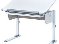 Bureau studare 110cm verstelbaar - wit - afbeelding 3 van  7
