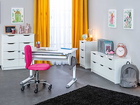 Bureau studare 110cm verstelbaar - wit - afbeelding 6 van  7