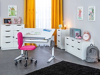 Bureau studare 110cm verstelbaar - wit - afbeelding 7 van  7