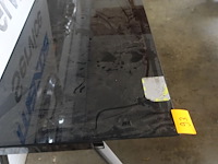 Bureau verstelbaar met blad in glas - afbeelding 2 van  3