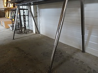 Bureau verstelbaar met blad in glas - afbeelding 3 van  3