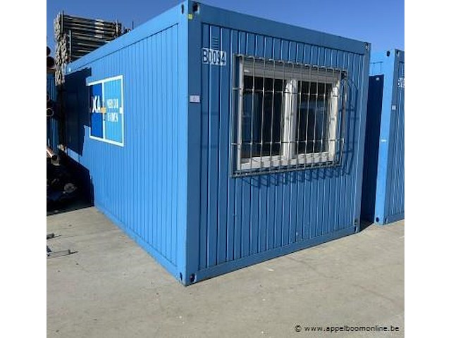 Bureaucontainer, ingericht met kitchenette, verwarming en proline mini-frigo - afbeelding 1 van  6