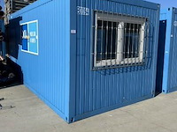 Bureaucontainer, ingericht met kitchenette, verwarming en proline mini-frigo - afbeelding 1 van  6
