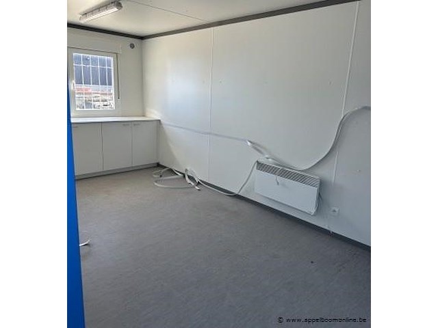 Bureaucontainer, ingericht met kitchenette, verwarming en proline mini-frigo - afbeelding 3 van  6
