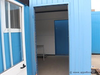 Bureaucontainer, met deur, ramen, bureau, stoelen en elektrische verwarming, werking niet gekend - afbeelding 4 van  4